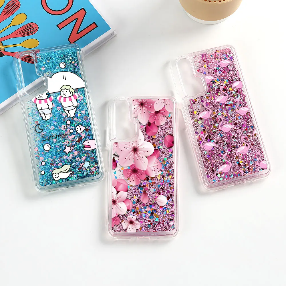 

Dynamic Liquid Glitter Cases For Huawei Honor 10 Lite Case Honor 8X Funda Covers Honor 10i 9 10X 9A 20 20S 30 Pro 30s Coque Capa