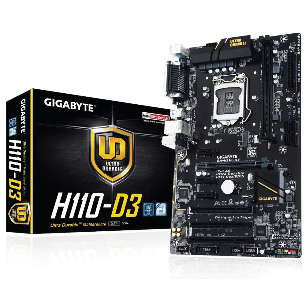 Материнская плата Gigabyte GA-H110-D3 | Компьютеры и офис