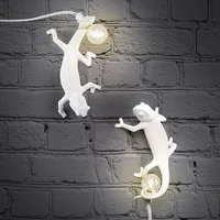 seletti resin lizard night light nordic living room bedroom for modern animal chameleon table lamp led wall lamp decor