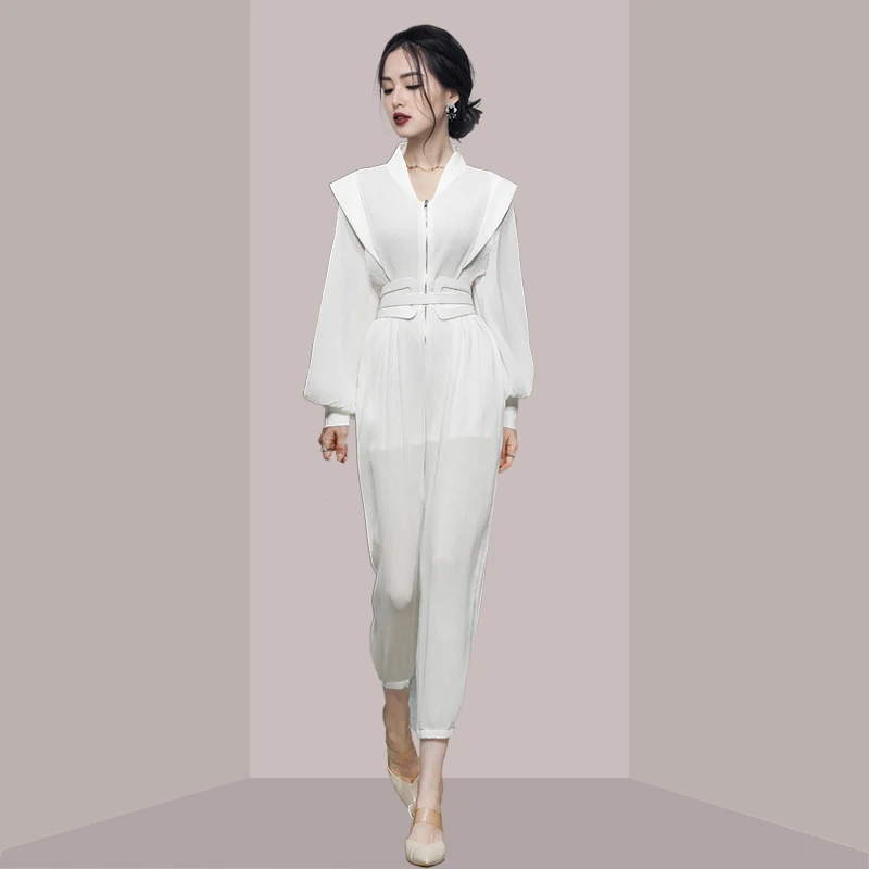 

Women Lady Elegant OL Formal Uniform Work Wear High Waist Jumpsuit