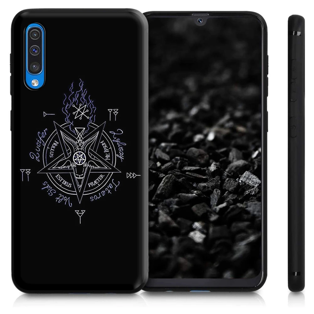 Пентаграмма 666 дьявольский сатанический чехол для Samsung Galaxy A5 A6 A9 M11 M21 M31 S21 S21S S30 M51 A02