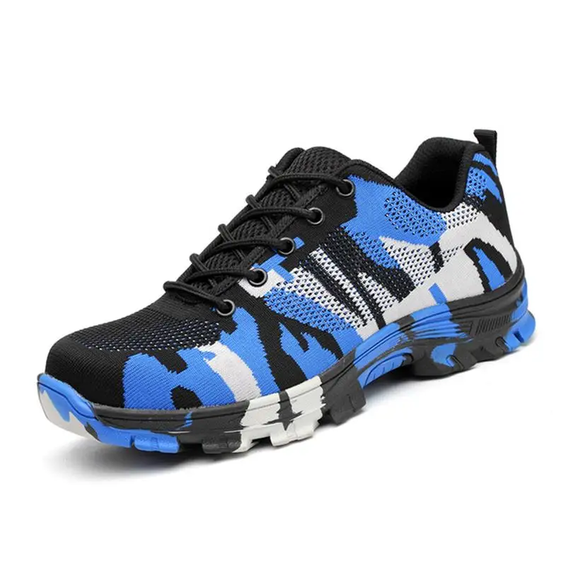 

Men's steel toe safety shoes, breathable, anti-smashing, anti-piercing shoes, construction site protection welding safety shoes