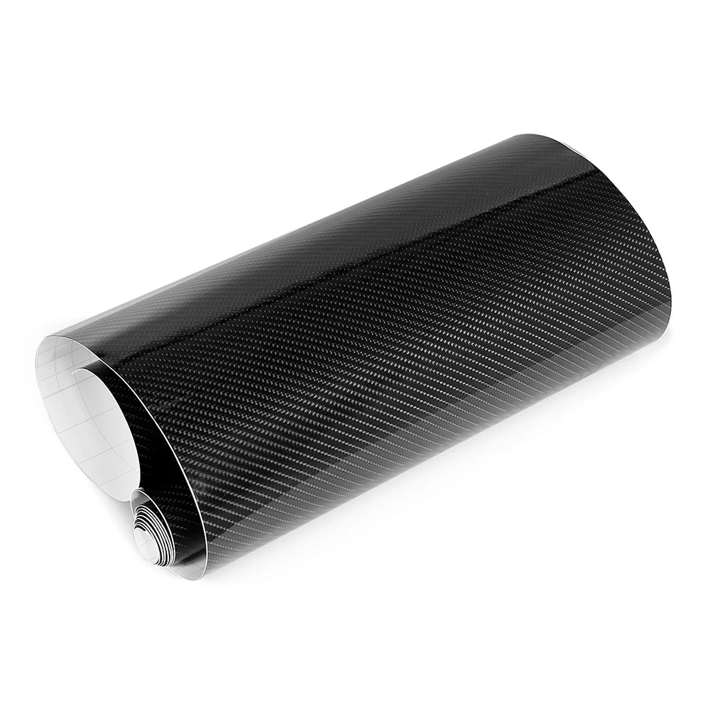 

Auto Decoration Accessories High Glossy 5D Carbon Fiber Wrapping Vinyl Film PVC Protector Motorcycle Tablet Stickers And Decals
