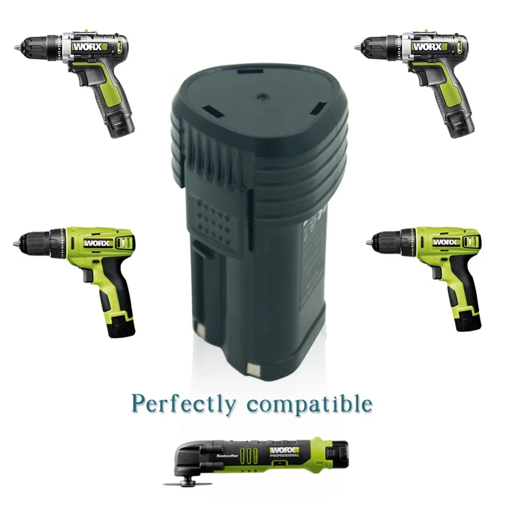 2 шт 12V 2.0Ah литий-ионных батарей Замена для Rockwell для Worx-WA3503 Мощность инструменты WU151 WU127 WU128 WX521 WU679 WX6777 WX3827