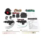 Универсальный центральный замок для дверей автомобиля, комплект для центрального блокировки дверей, Противоугонная сигнализация