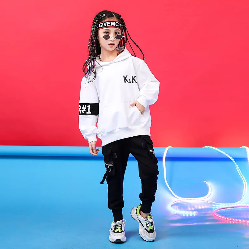 Детская модная одежда в стиле хип-хоп толстовка рубашка пуловер повседневные