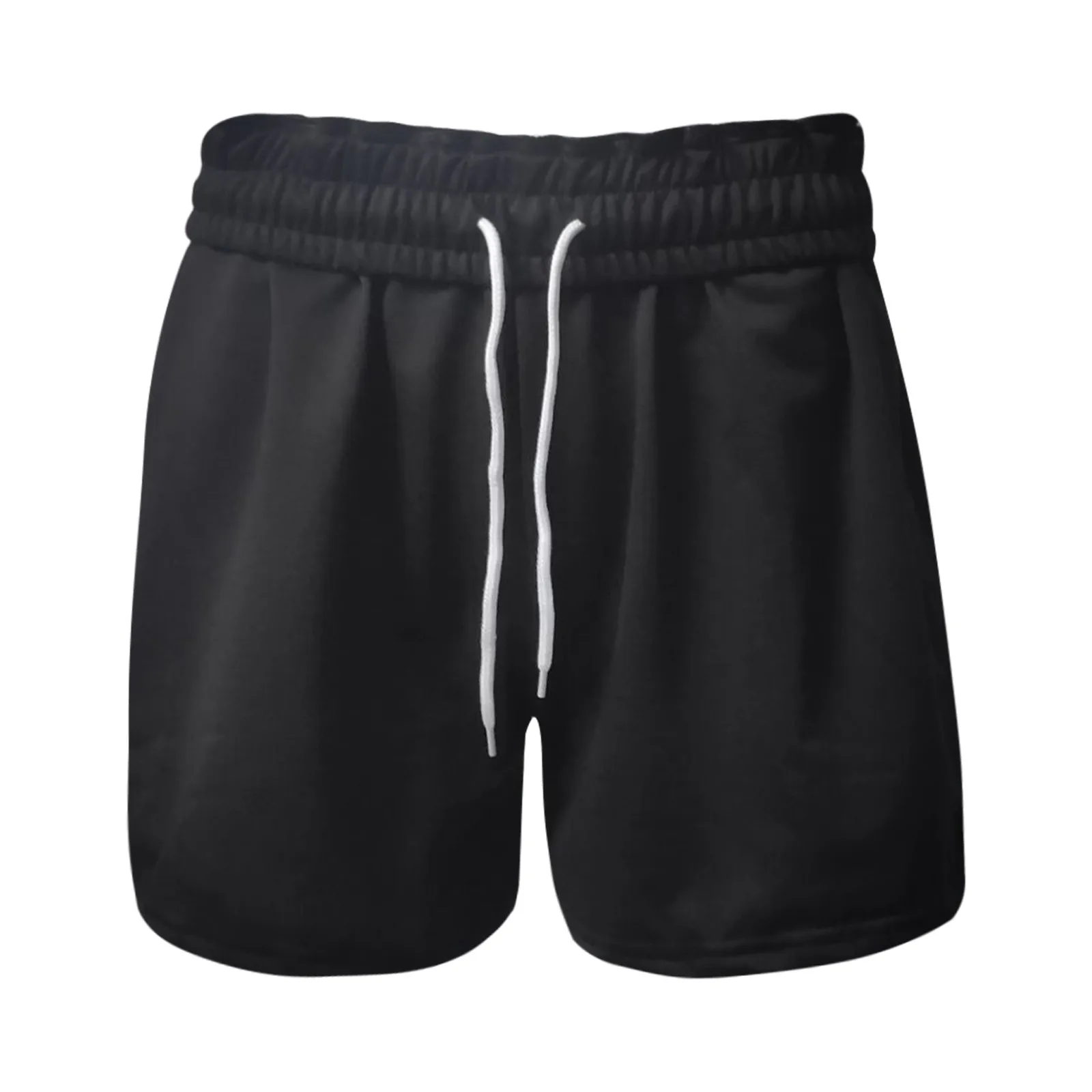 Femmes Mode Taille Haute Décontractée Pantalon Droit Short Sport Bandage D'été Pantalon Solide Sport Shorts D'entraînement