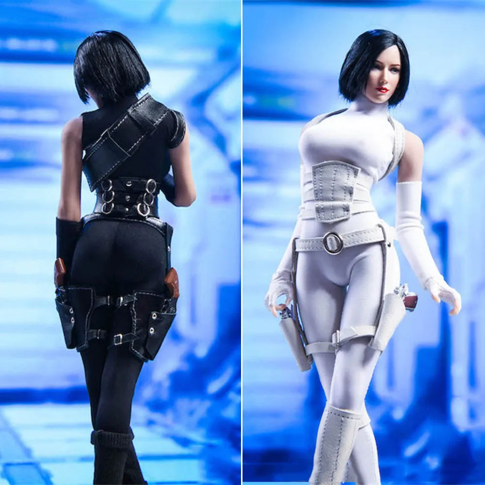 

Женская фигурка VSTOYS 19XG62, 1/6, черного и белого цветов, костюм Феникса, убийцы, колготки, Размер 12 дюймов