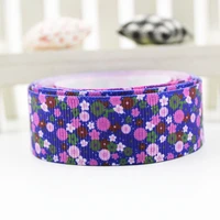 colorful flowers ribbon grosgrain wedding decoration handmade gift wrapping ruban decoratif ribbon bows for crafts 22mm
