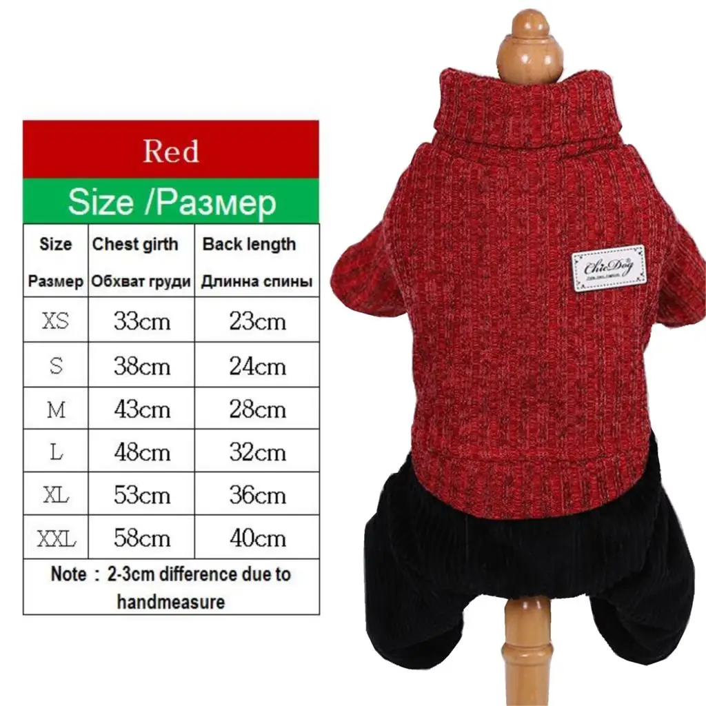 Спецодежда для свитер собак Верхняя теплая одежда боди чихуахуа Cordurory штаны