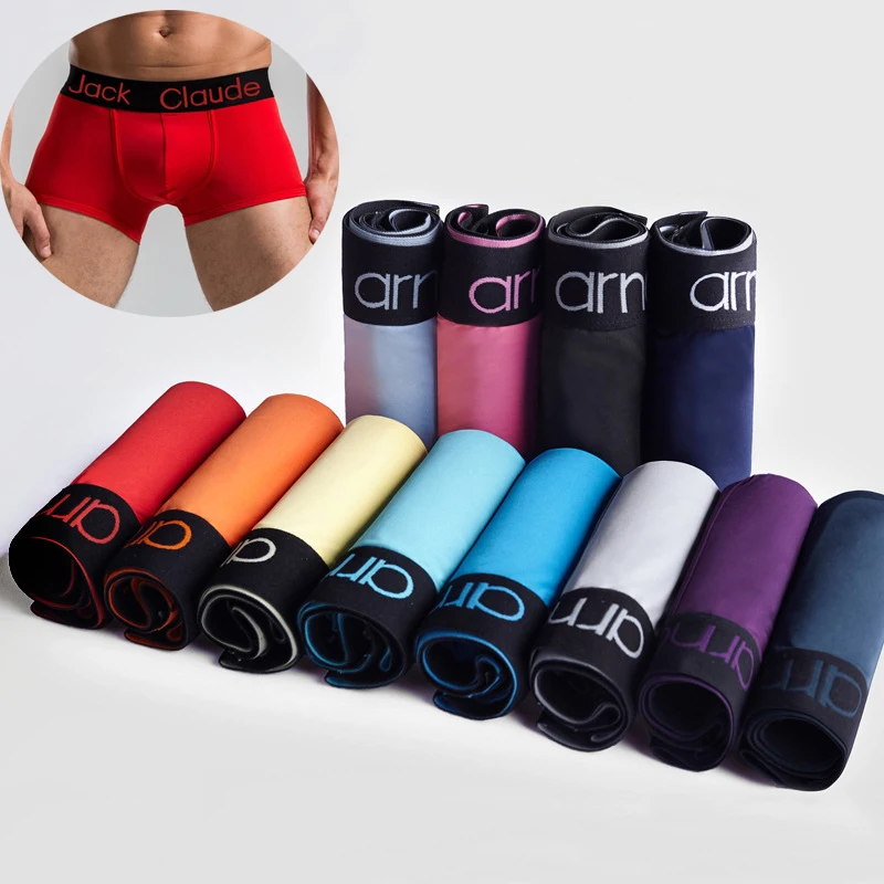 Трусы-боксеры мужские 4 шт./лот модал пикантное нижнее белье трусы 10 шт. | Мужская