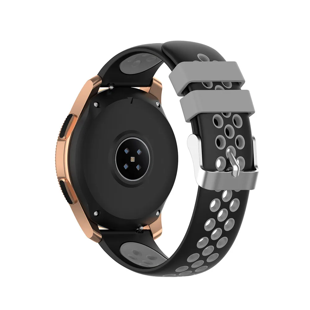 Силиконовый ремешок 20 мм для Garmin VIVOMOVE 3/HR Sport для samsung Galaxy Watch 42 мм R815 для Timex Weekender/Expedition