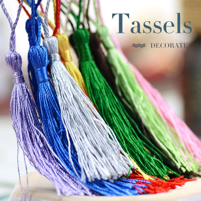 Бахрома из полиэстера и шелка отделка хлопка 12 5 см кисточки для шитья Аксессуары