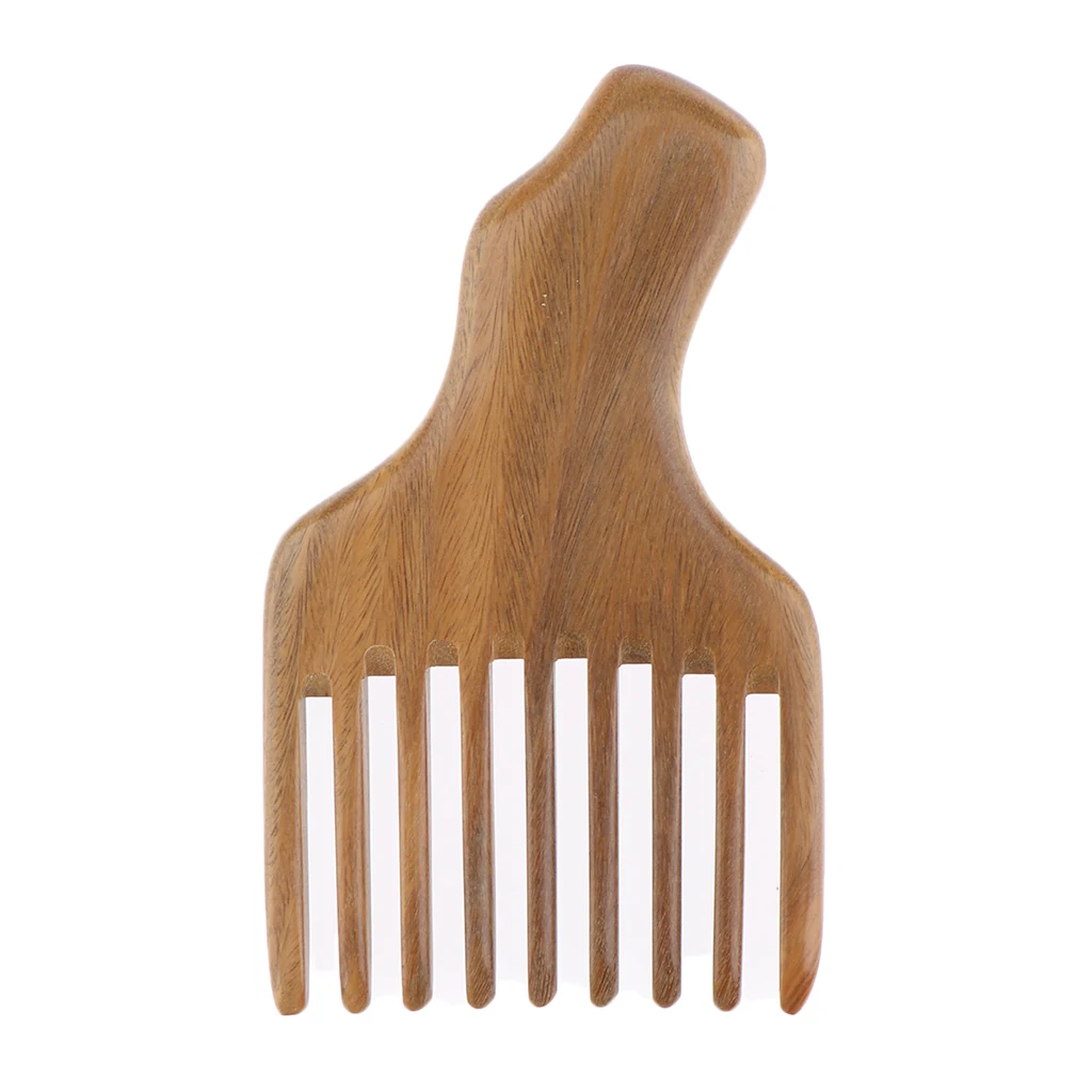 

2x Cute Handcrafted Pocket Wood Comb for Men Women Boys Girls Kids Adults