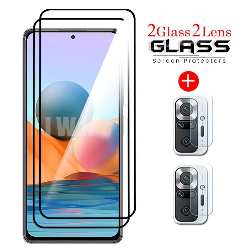 

Tempered Glass For Xiaomi Redmi Note 10S 10T Note 10 5G 10 Pro Redmi 10 Prime Screen Protector Lens Film Redmi Note 10 Pro Glass
