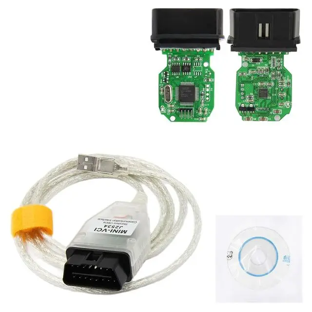 Мини Vci TIS Techstream V15.00.028 для Toyota Minivci FTDI J2534 USB к OBD2 16PIN диагностический сканер авто