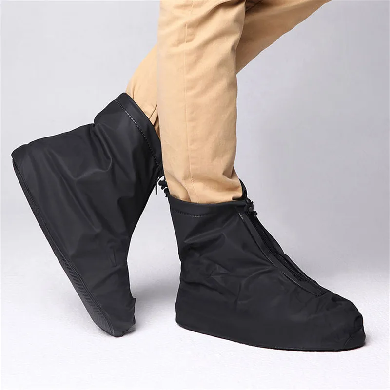 Men Women Shoes raincoat for Rain Flats Ankle Boots Cover PVC Reusable Non-slip With Internal Waterproof Layer | Дом и сад