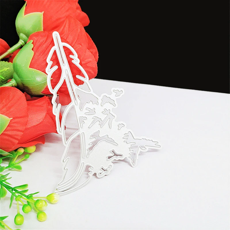 Новинка 2020 штампы для фона в виде листьев металлические Вырубные скрапбукинг