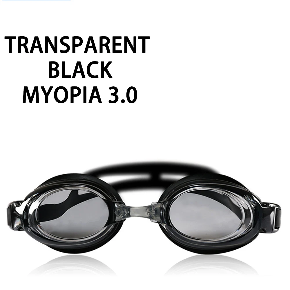 Myopia 300 Оптическая близорукость плавательные очки 200-800 градусов взрослые очки по рецепту Силиконовые противотуманные водные диоптрий плавательные очки - Цвет: Myopia 300