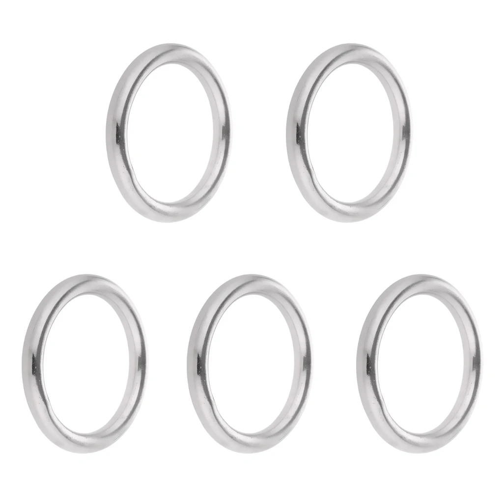 

5pcs Multi Purpose Rust Resistance 304 Stainless Steel Smooth Welded Polished