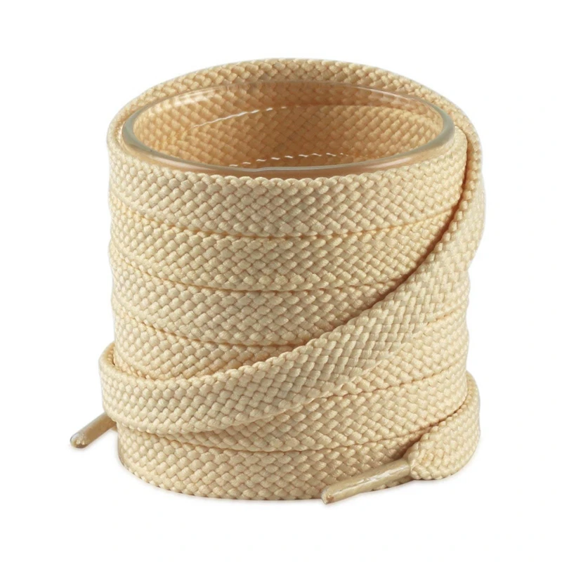 

1 Pair Double Flat Laces High Quality Polyester Shoelaces Fashion Sports Casual Shoe Lace Solid Flat Shoelace 26Colors