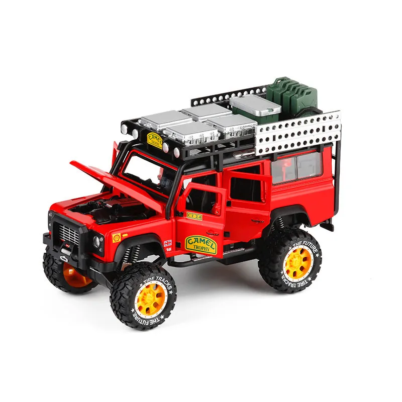 1/28 Diecasts игрушечный транспорт защитник Кубок с верблюдом модель автомобиля звуковой светильник автомобиль игрушки для детей подарок коллекция