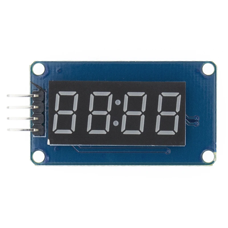 TM1637 4 Bits Digital LED Display Module For arduino 7 Segment 0.36Inch Clock RED Anode Tube Four Serial Driver Board Pack