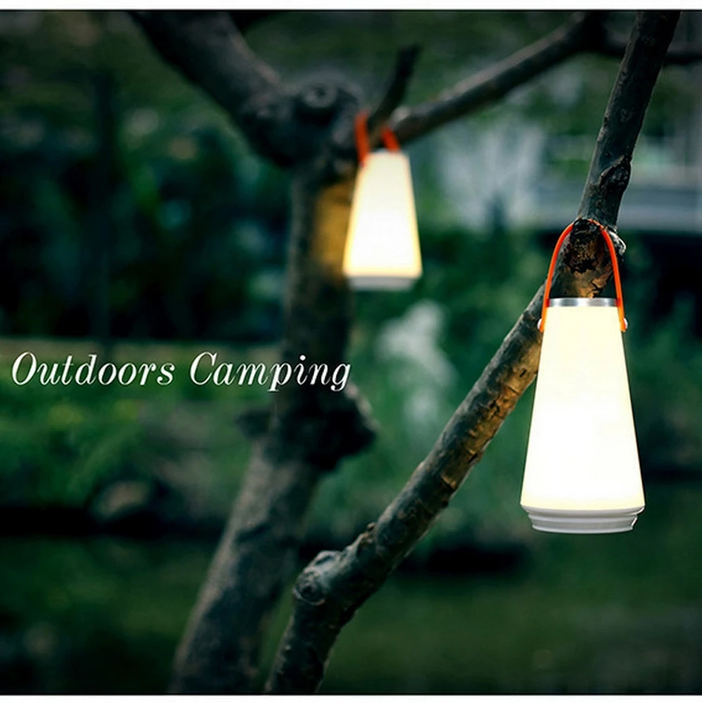 Creative LED Night Light Home Table Lamp USB Rechargeable Portable Wireless Touch Switch Outdoor Camping Emergency | Лампы и освещение