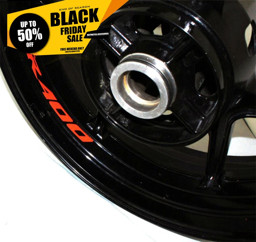

Motorcycle Wheel Sticker Decal Reflective Rim Bike Motorcycle Suitable for Honda VFR 400 VFR400