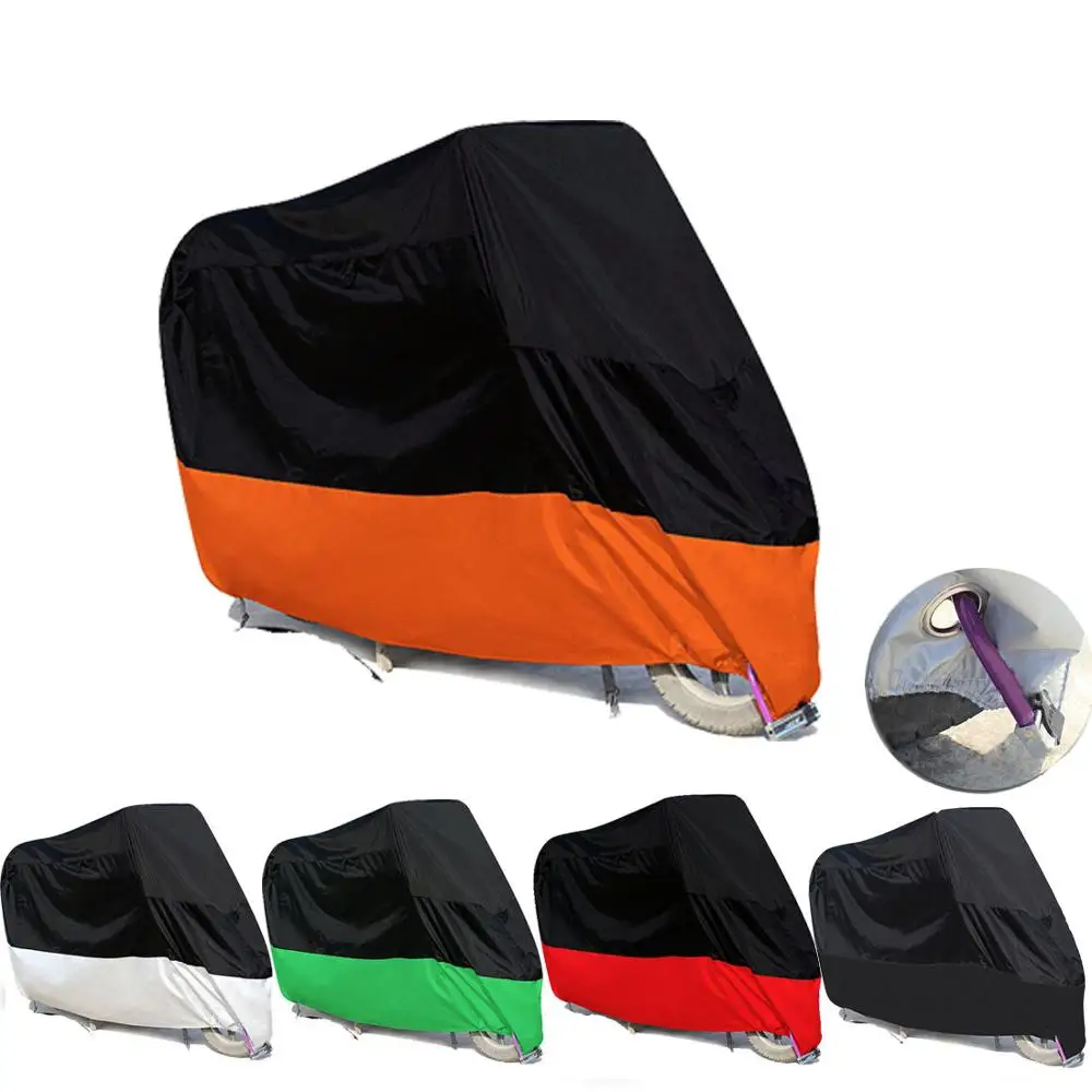 

5 Colors Universal All Season Rain Ice Snow Sun UV Motorcycle Bike Cover Waterproof Dustproof UV Protective Moto Scooter