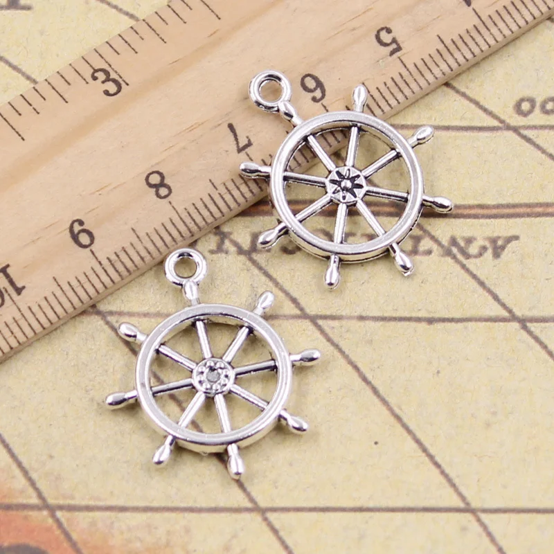 Подвески со шлемом руля 27x2 3 мм, подвески под старину, изготовление ювелирных изделий ручной работы, 20 шт.