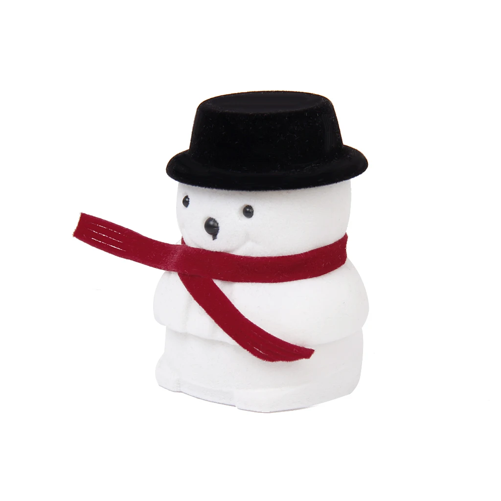 

Xmas Snowman Santa Earring Display Storage Gift Packing Box