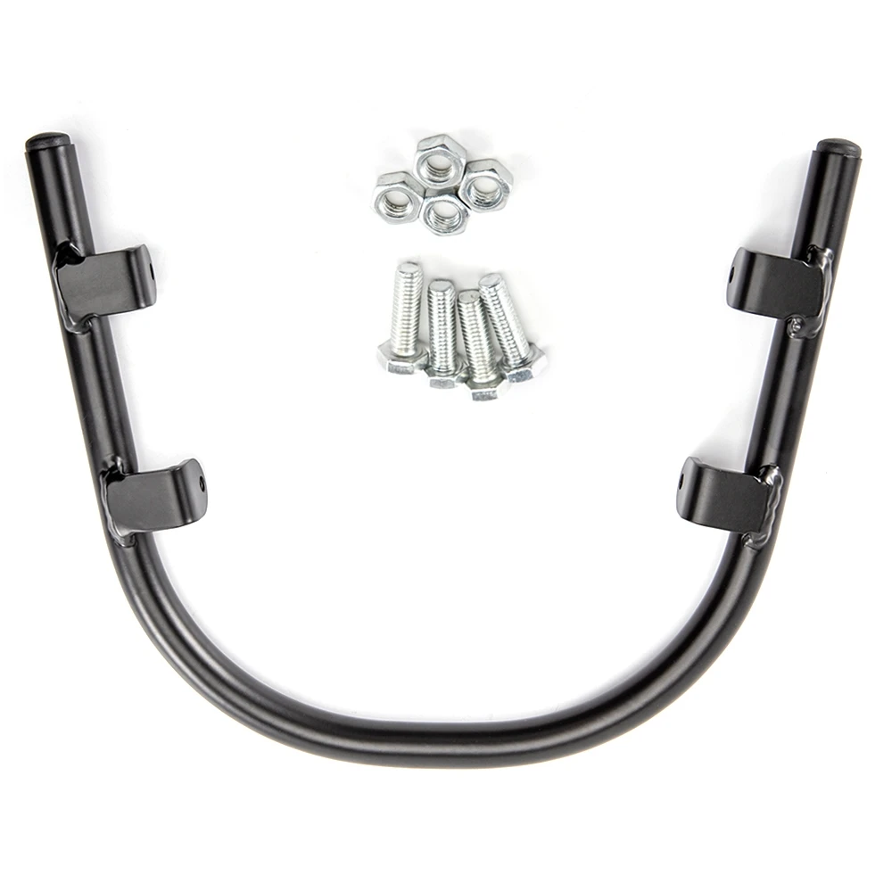 Черный/серебристый передний брызговик направляющая стойка защита кронштейна