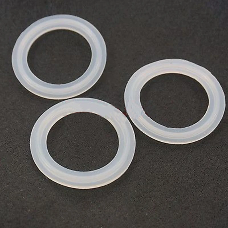 Подходит для 51 мм трубы x 64 мм O/D санитарно " Tri Clamp Ferrule силиконовая уплотнительная прокладка уплотнительное кольцо шайба для доморощенного молочного продукта