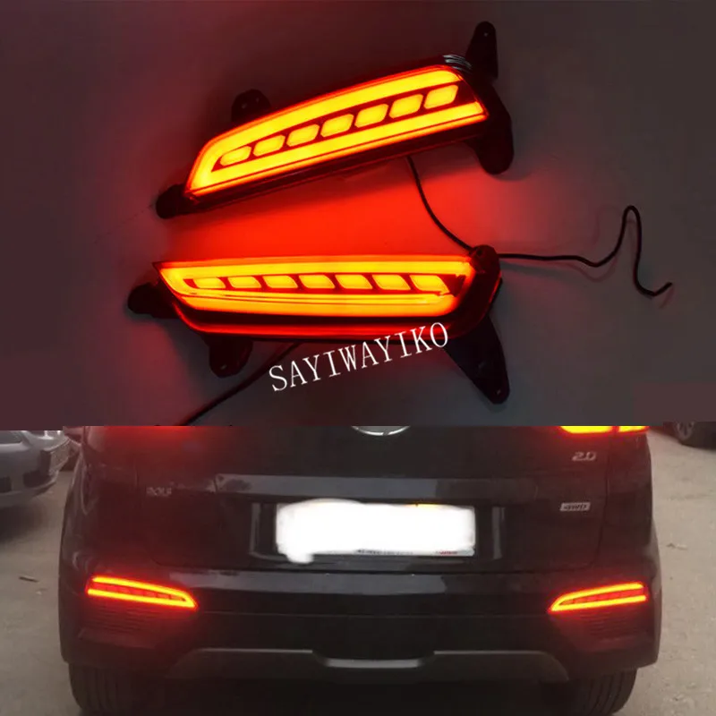 Фонасветильник заднего бампера для Hyundai Creta IX25 2014 2016 2017 2018 12 В|Хромирование| |
