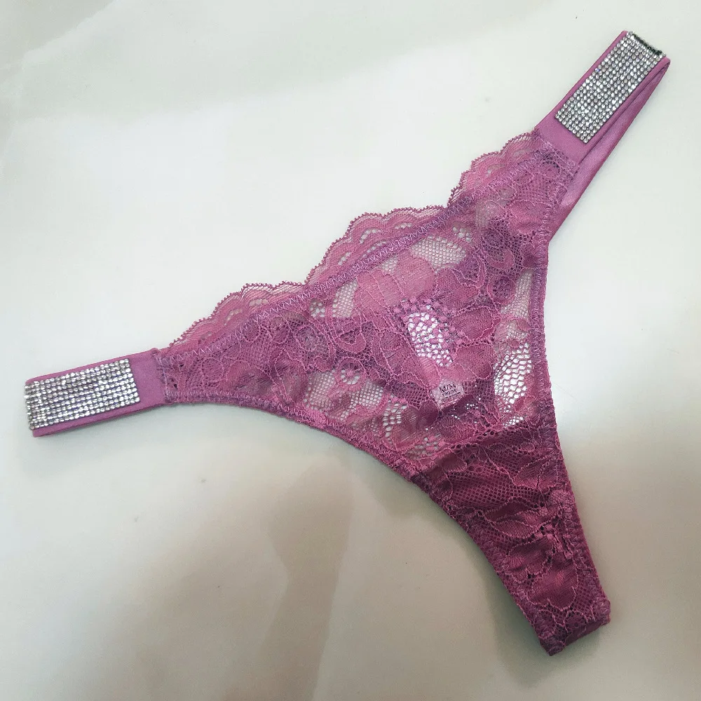 

Girl lace side pants panties cotton t-pants women's T-shirt pants Sexy through the English letter