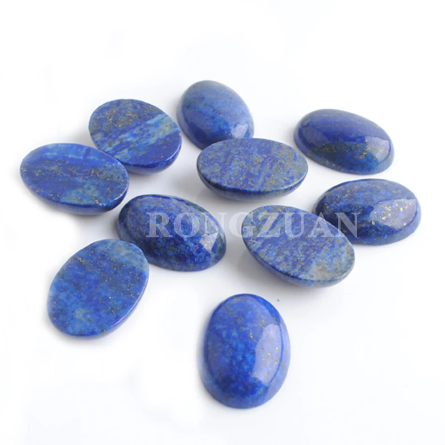 RONGZUAN Бесплатная доставка россыпи натуральных Lapis Lazuli драгоценные камни Овальный
