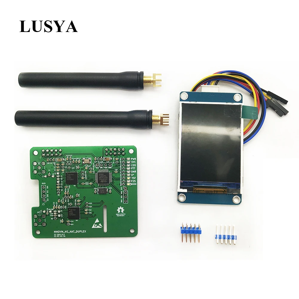 Lusya 2 дюймов TFT OLED Экран MMDVM дуплекс RX TX UHF VHF компиляция java приложений! Поддержка P25