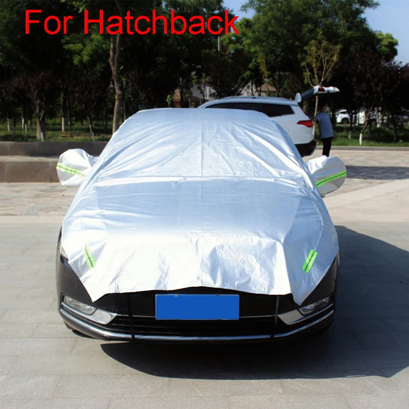 

2021 New Half Car Cover Dustproof Sun UV Rain Snow Dust Resistant Protection For SUV