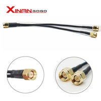 xinangogo sma male to sma male connector 1 to 2 rg174 copper cable 15cm for wifi gsm 4g antenna