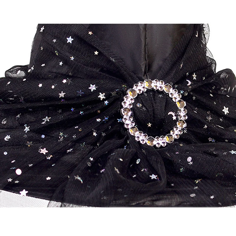 

12Pcs Halloween Decoration Props Witch Hat Adult Children Cosplay Witch Headdress(Orange)