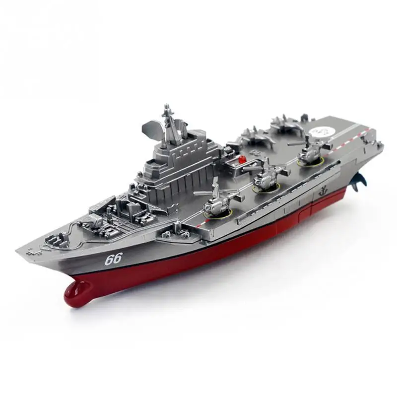 Радиоуправляемая лодка Warship 2 4 ГГц игрушки мини-электрическая переноска с
