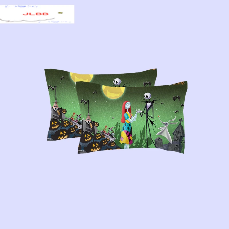 

Cilected 3D Nightmare Before Christmas Bedding Set Sanding full queen king size Duvet Cover Set 3pc Include Pillowcase For Adult