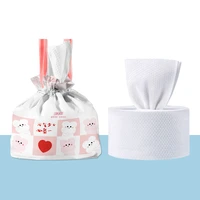 women use cotton thickened pearl pattern cotton soft towel disposable beauty facial towels dry and wet cleaning towel roll pack