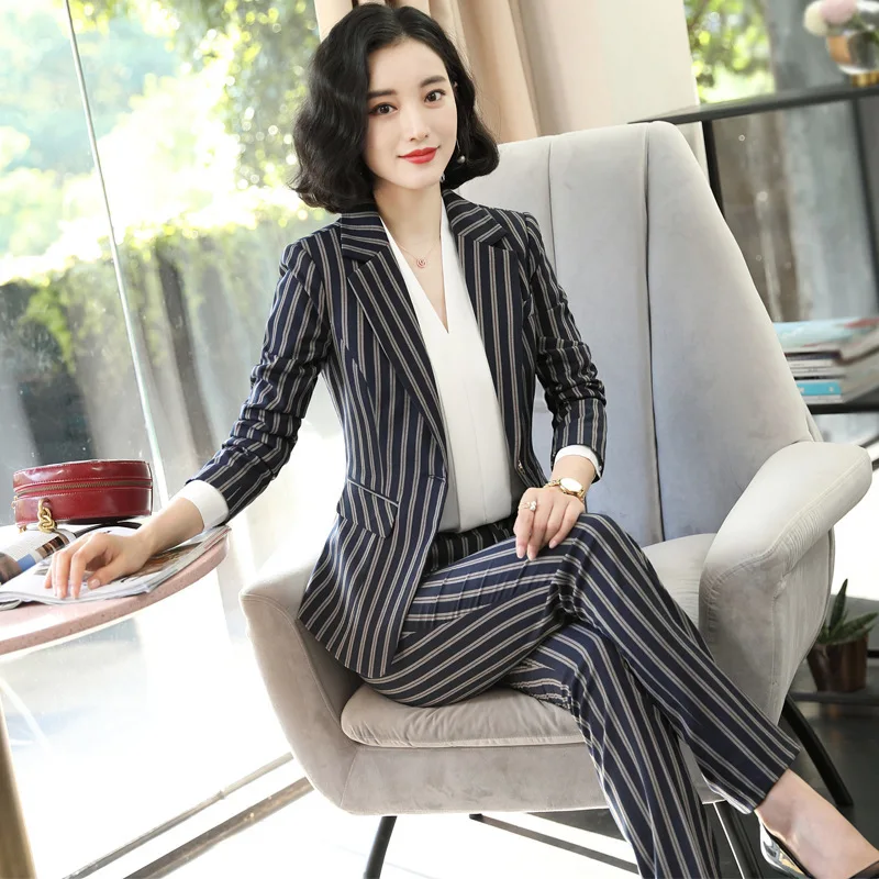 Новый модный осенний женский OL профессиональный темперамент одна застежка