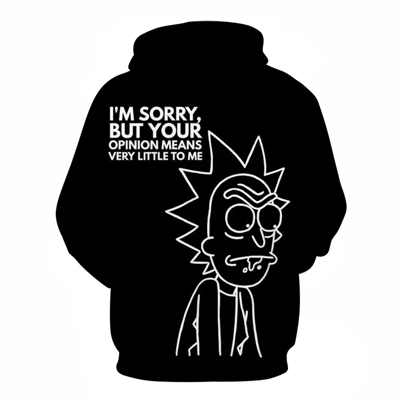 Рик и Морти толстовки мужские хлопковые толстовки зимние прыжки модные 3d Аниме толстовки Забавный пуловер мужская уличная одежда