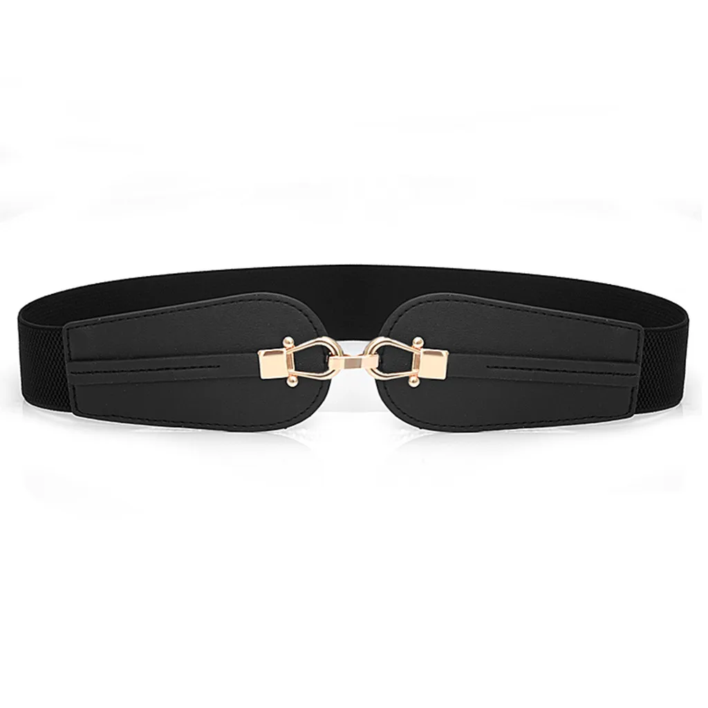 6 цветов Ремни из искусственной кожи для женщин с металлической пряжкой в виде