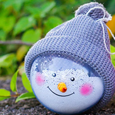 snowman ball gray Новогодняя натальная Пена шары Noel Снеговик шар-безделушка подвесная Елочная игрушка украшения для дома украшения праздничные принадлежности - Цвет: snowman ball gray