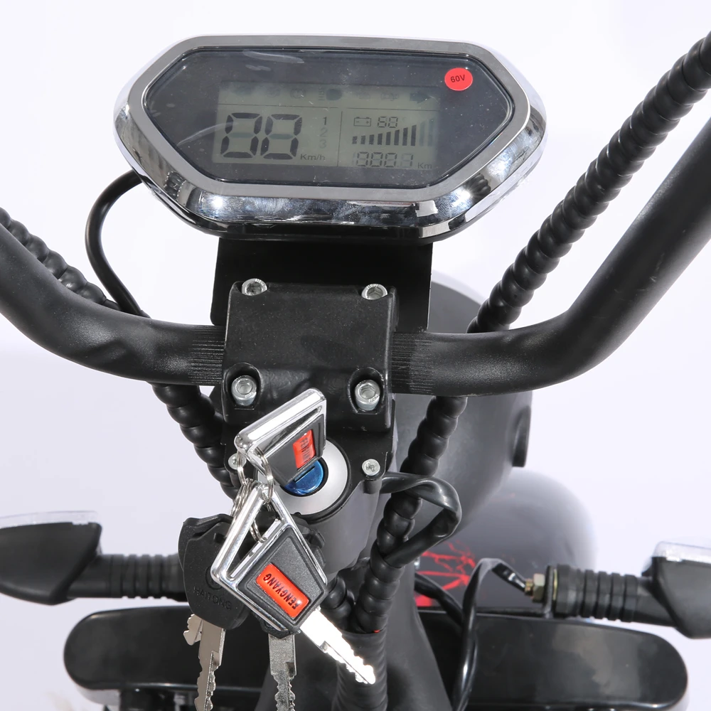 Emak/COC/EEC Electric Motorcycle Modern Design 3 Wheel Scooter 2000W Citycoco For Adult EEC Standard Electro Tricycle |
