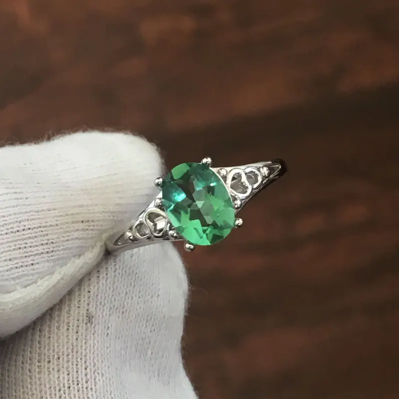 Женское кварцевое кольцо CSJ ювелирное изделие из серебра 925 пробы с коробкой